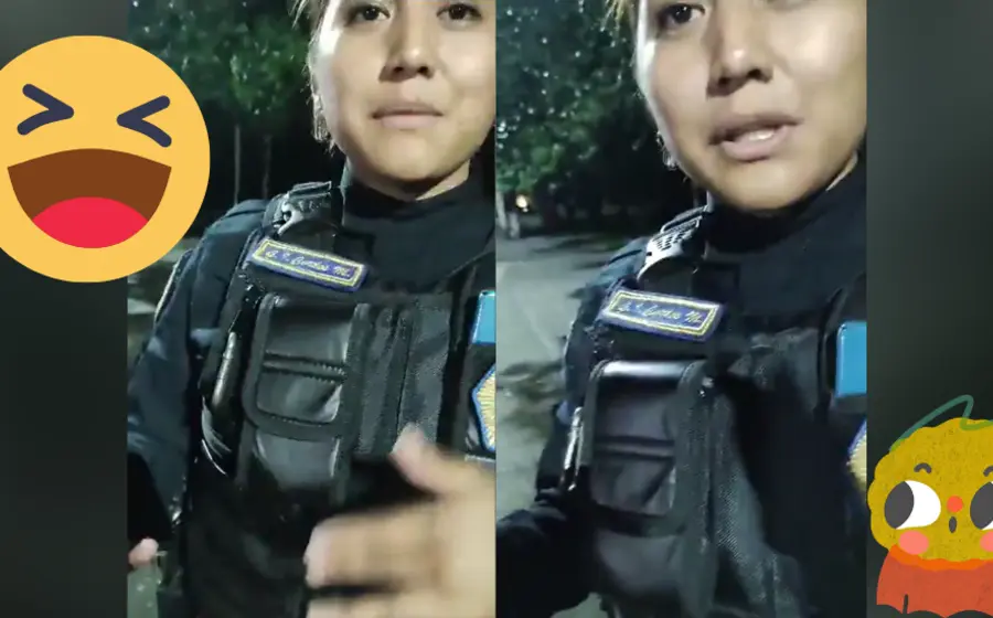 Policía borracha