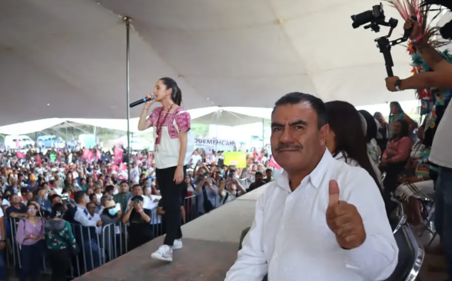 Claudia Sheinbaum en su recorrido por el país
