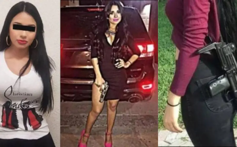 Zahyra, miembro del grupo conocido como "La línea"
