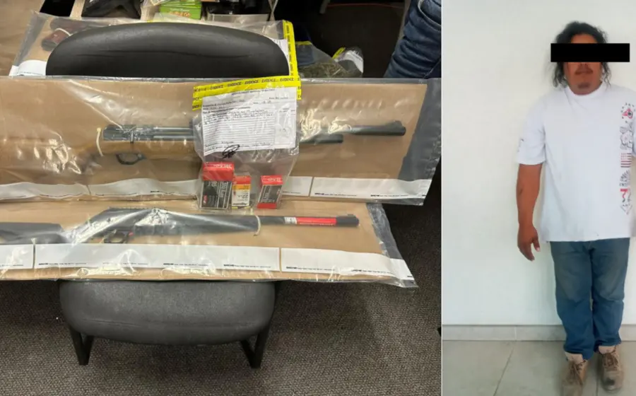 Le fueron decomisadas armas