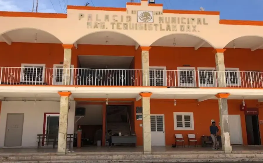 Palacio municipal de Magdalena Tequisistlán