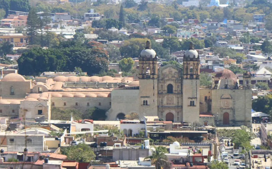 Vista aérea del tempo de Santo Domingo de Guzmán