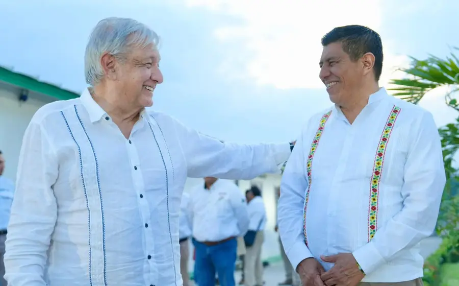 Salomón Jara y AMLO