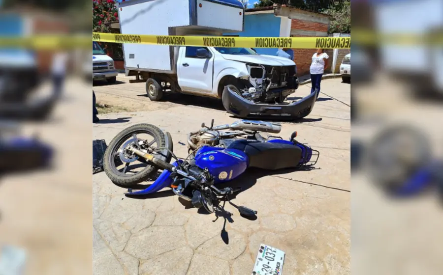 choque_motocicleta_camioneta_san_bartolo