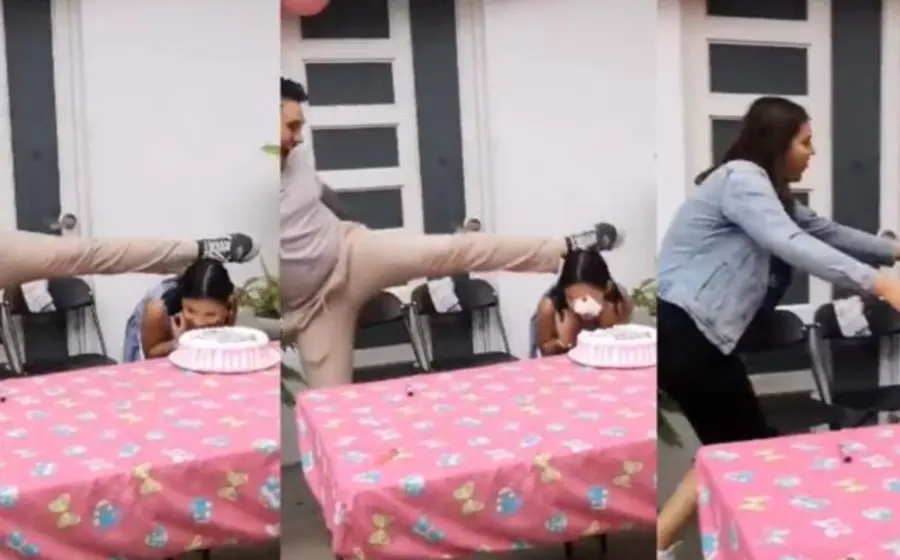 padre_patea_niña_en_cumpleaños