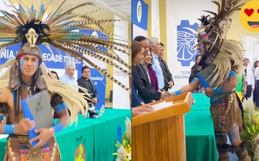 graduacion_viste_como_guerrero_prehispanico