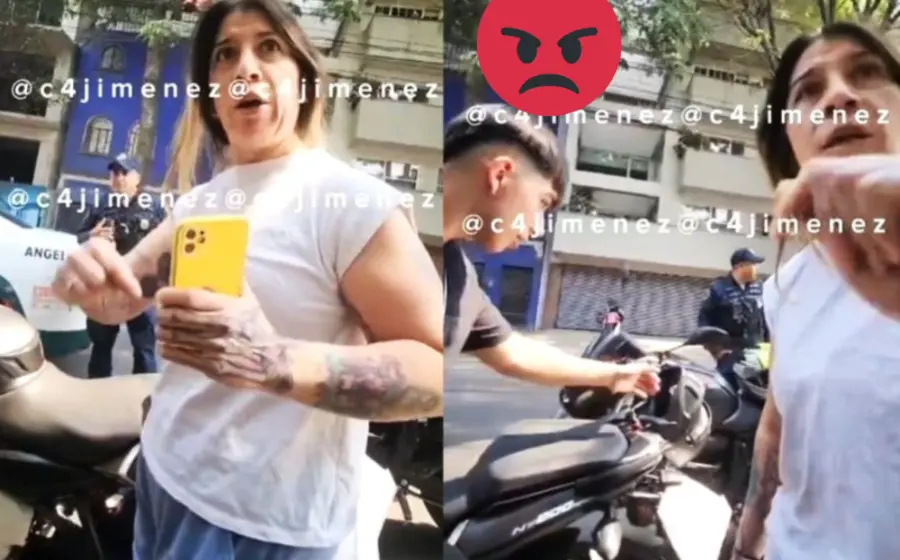 mujer_amenaza_policias_ladyfiscalia