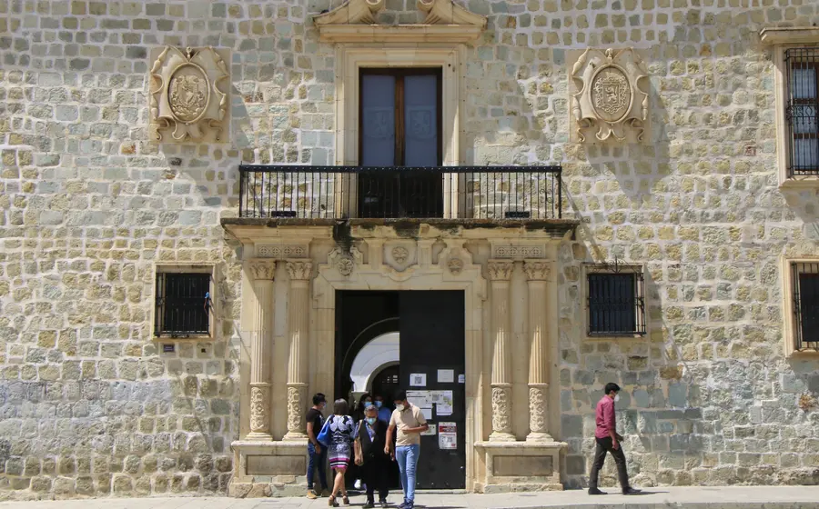 Palacio Municipal de Oaxaca de Juárez.  Aquí Raymundo Chagoya rendirá protesta como nuevo alcalde capitalino.