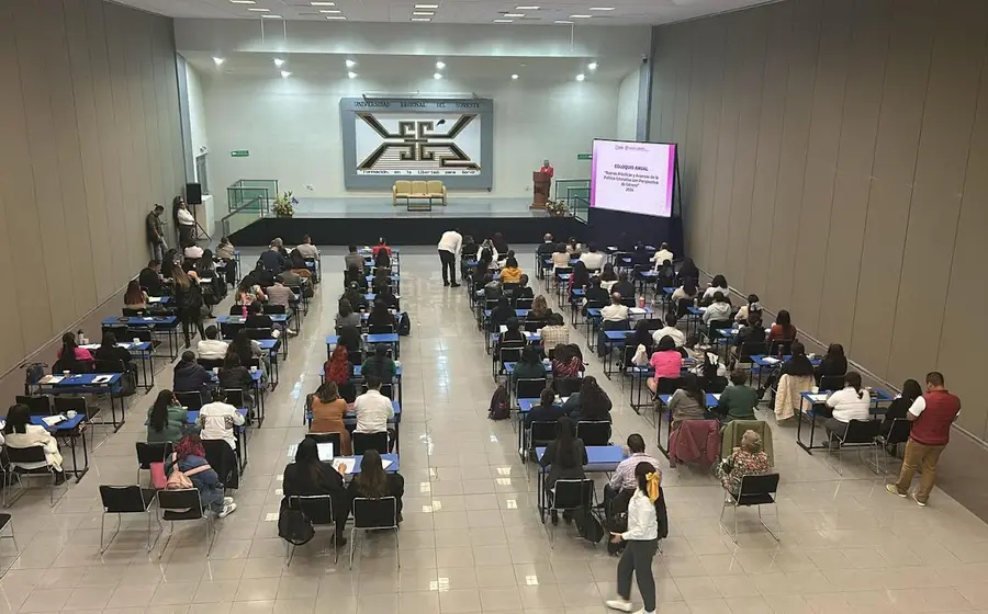 Durante el coloquio, se presentaron los resultados del Diagnóstico Estatal de Violencia de Género en Instituciones de Educación Superior.