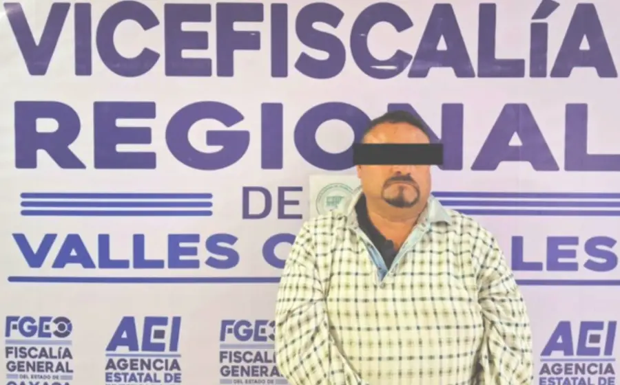 Uno de los presuntos de la venta de drogas en San Pablo Huixtepec, Zimatlán.