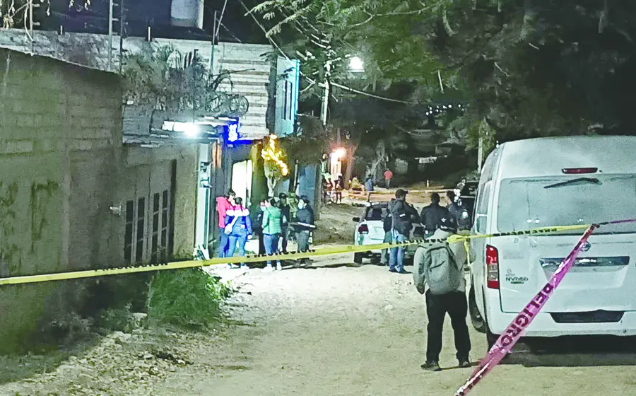 Los cuerpos fueron trasladados al anfiteatro para la práctica de la necropsia  de ley.
