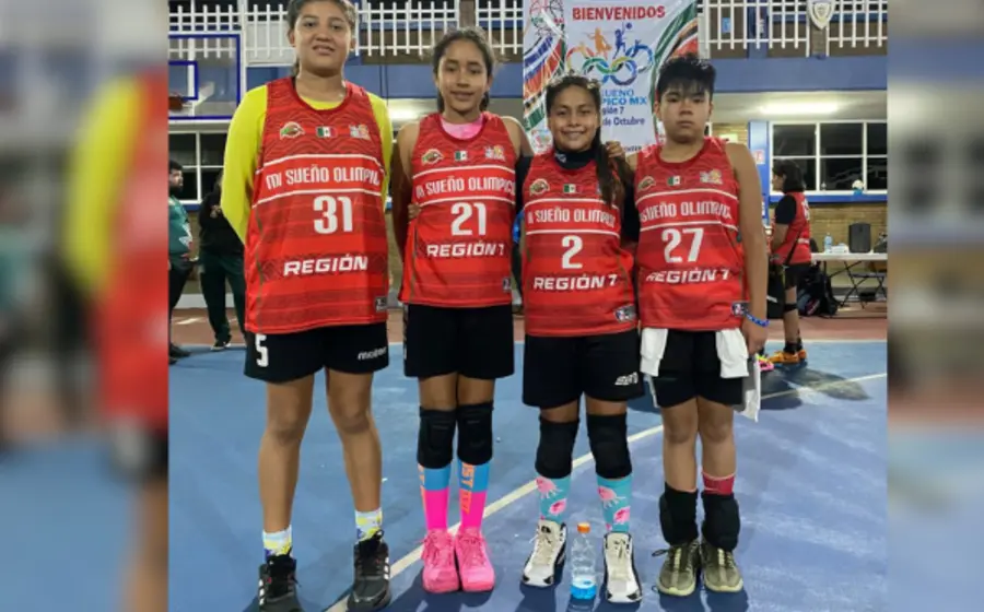 Las cuatro oaxaqueñas de la categoría sub 13 fueron seleccionadas para asistir Encuentro Nacional Ademeba 2024.