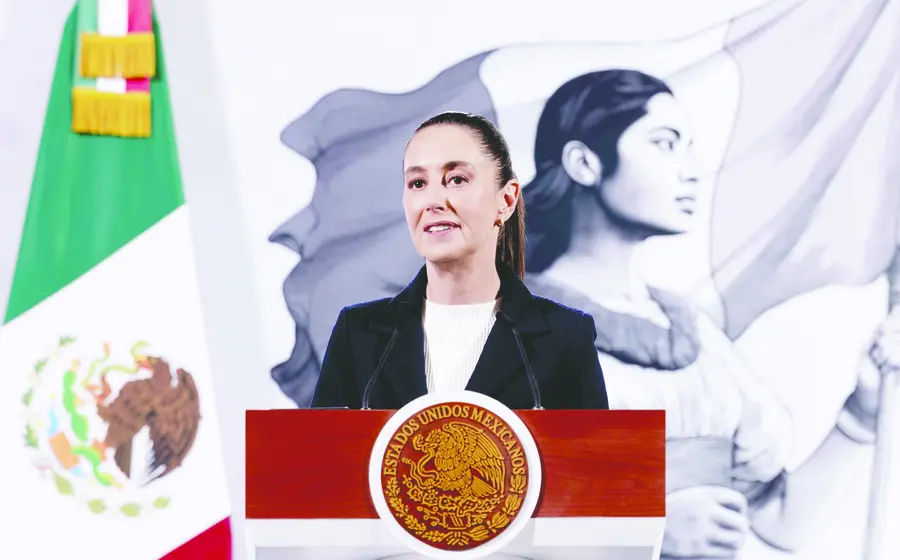La presidenta Claudia Sheinbaum informó que el emblema del próximo año estará conformado por cuatro mujeres