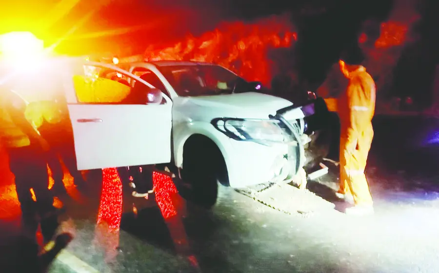Dos adultos y dos menores recibieron atención médica tras el incidente.