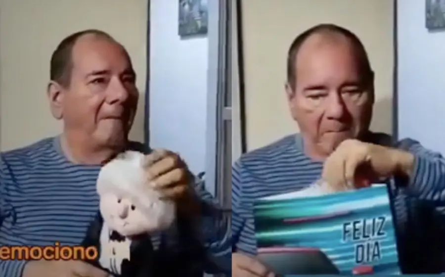 abuelito_recibe_amlito_peluche_cumpleaños