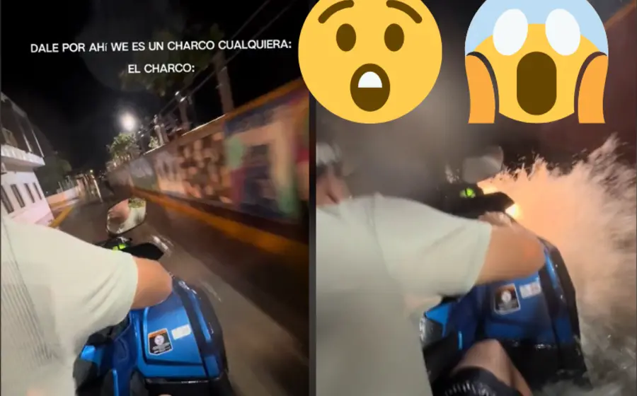jovenes_cruzan_inundacion_motocicleta