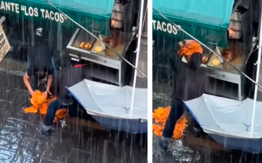 recogen_piso_trompo_pastor_taqueria