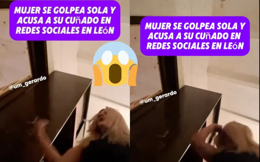 mujer_se_da_puñetazos_finge_golpiza