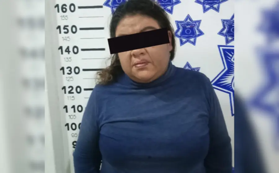 La mujer quedó a disposición de la Fiscalía General del Estado.