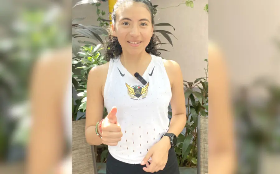 Kenia Aranjo Romero sueña a lo grande en el atletismo.