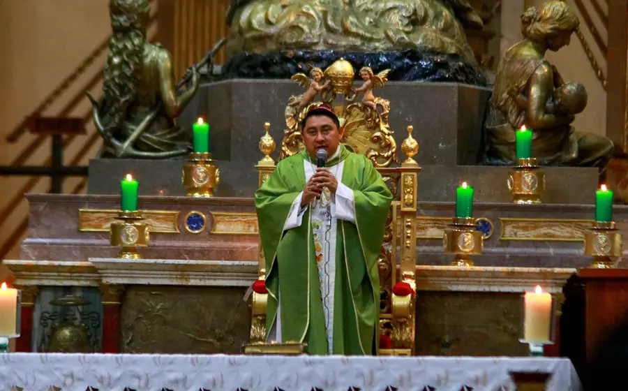 El obispo auxiliar encabezó la homilía de la misa  dominical, celebrada en la Catedral de Nuestra Se- ñora de La Asunción.