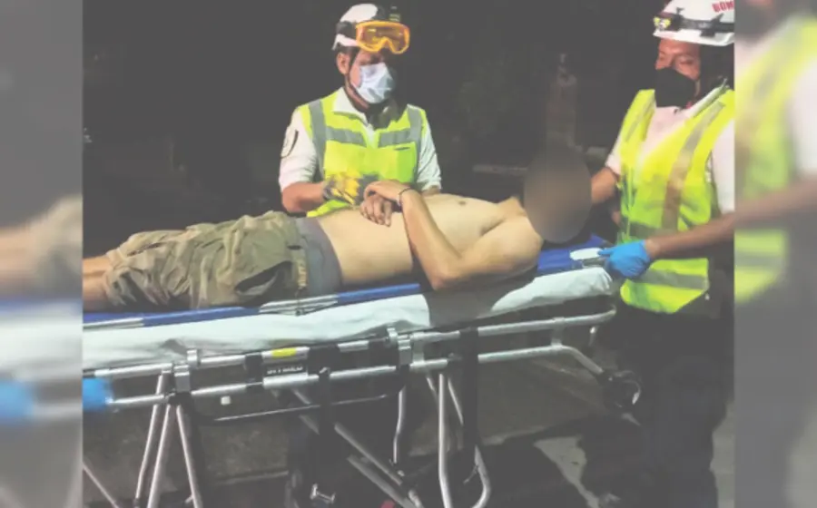 Vecinos solicitaron la presencia de los cuerpos de rescate.