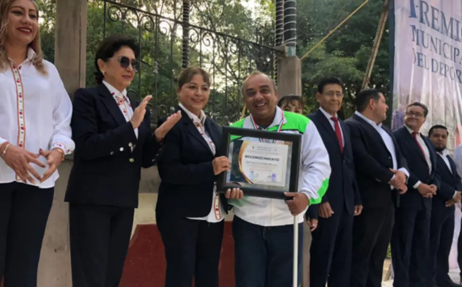 Escobedo Márquez fue galardonado con el Premio Municipal al Deporte en la categoría Adaptado.