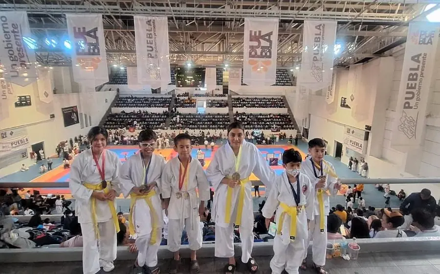 La competencia fue en el Gimnasio Miguel Hidalgo de Puebla.