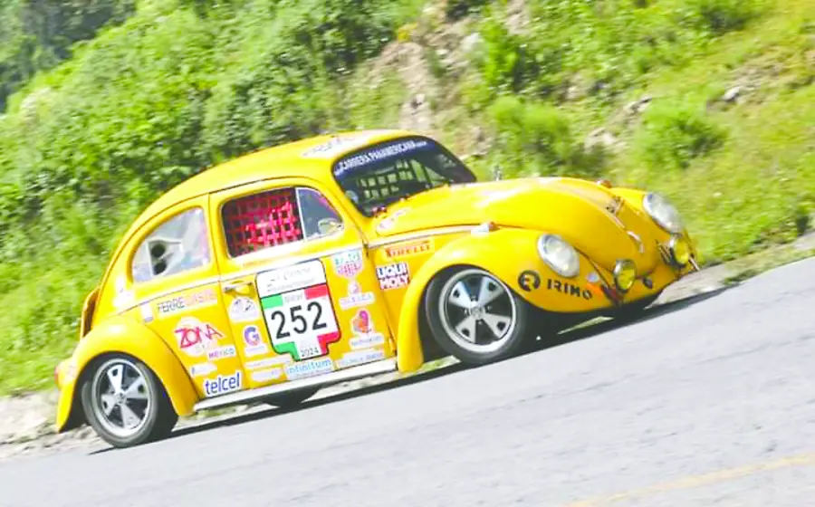 El Vocho Amarillo cumplió en La Carrera Panamericana 2024