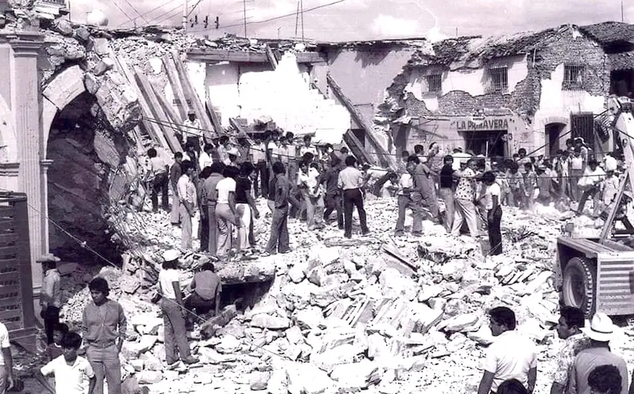 Huajuapan quedó en ruinas el 24 de octubre de 1980.