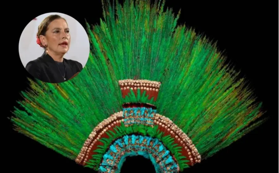 Beatriz Gutiérrez espera éxito en las gestiones por el penacho