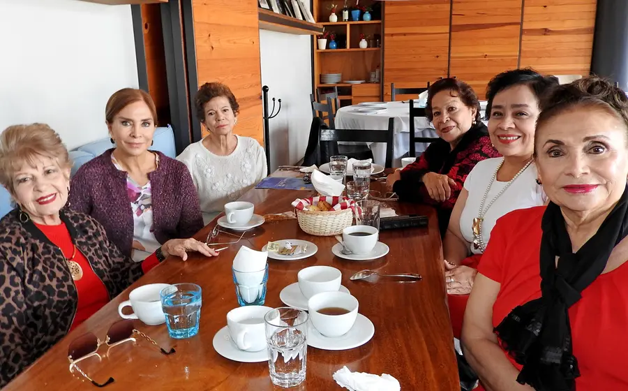 Leonor Ballesteros de Hurtado, Celia Martínez, Mariel Topete, Mari Marichalar, Mari Reyes e Irene Rodríguez de Díaz.