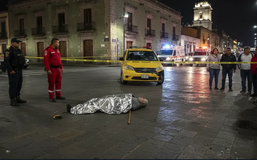 Imagen ilustrativa de un accidente vial en Oaxaca, representando la alarmante cifra de más de 500 muertes reportadas durante el año 2025.