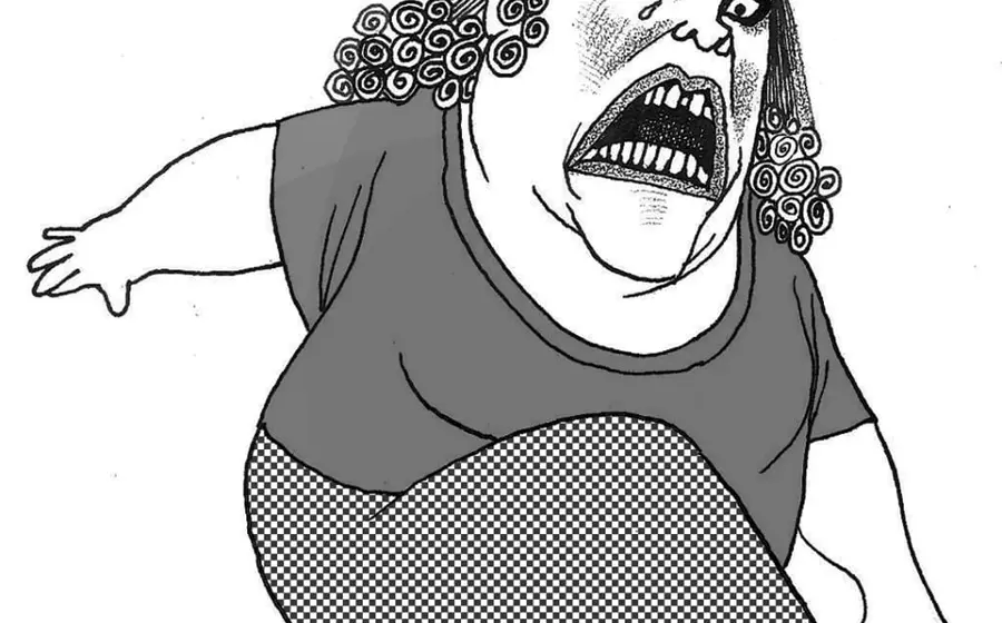 Caricatura política de Mario Robles que ilustra los constantes bloqueos en Oaxaca, con un personaje deseando que terminen para el año 2026.