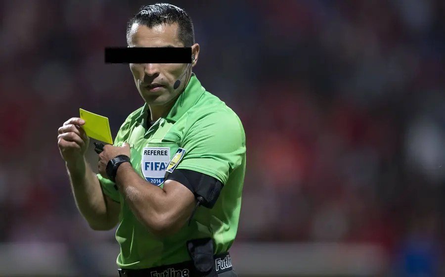 El ex árbitro Marco 'N', quien deberá ingresar a prisión preventiva como resultado de una investigación judicial en su contra.