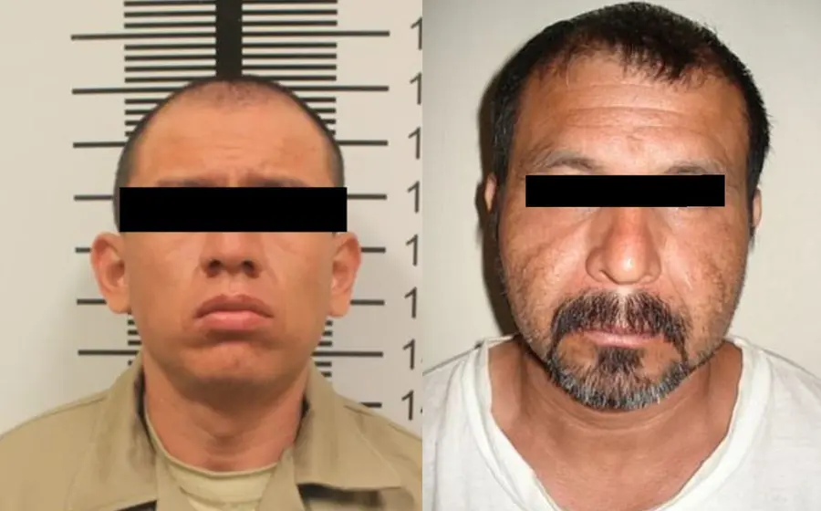 Dos integrantes de la banda de secuestradores sentenciados, quienes utilizaban falsos uniformes de la Policía Federal para interceptar a sus víctimas.