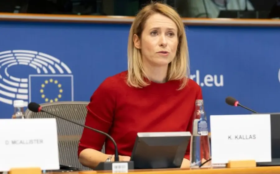 Kaja Kallas, alta Representante de la Unión Europea para Política Exterior, en un retrato oficial relacionado con la petición de respetar el Derecho Internacional en Venezuela.