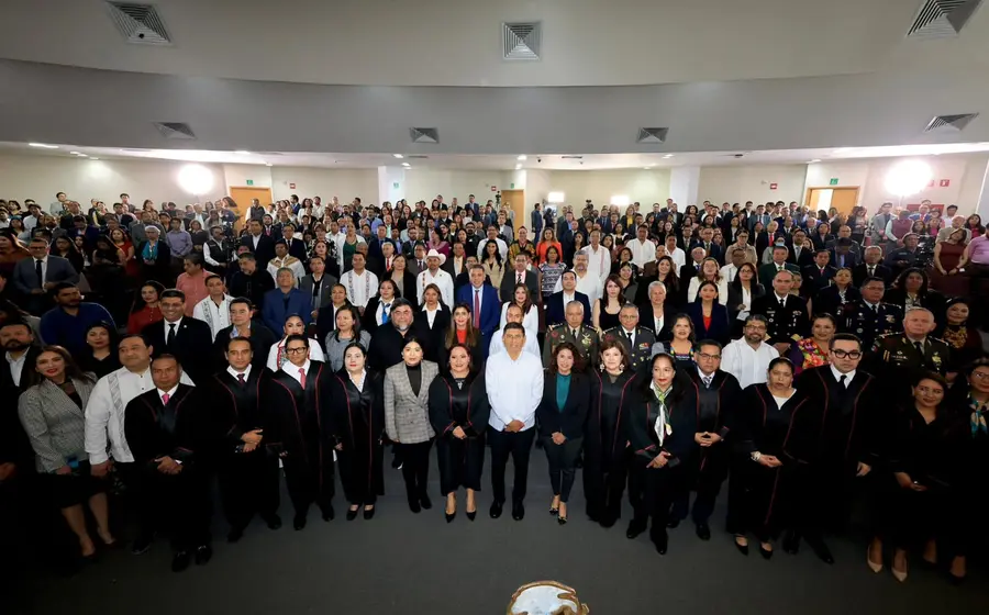 La magistrada presidenta Erika María Rodríguez Rodríguez presenta su Informe de Actividades 2025, detallando los objetivos del Poder Judicial del Estado.