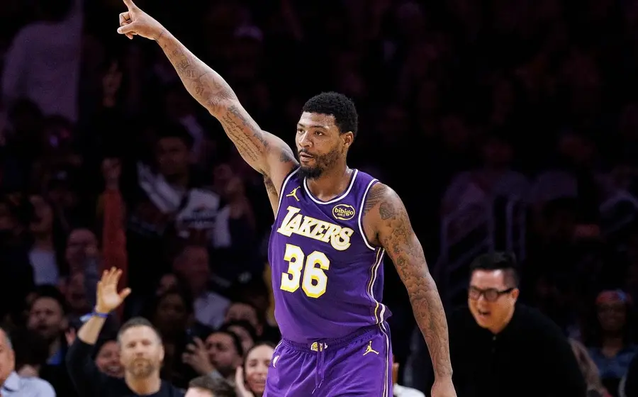 El escolta de los Lakers, Marcus Smart, en una fotografía de archivo después de que se anunciara la multa en su contra.