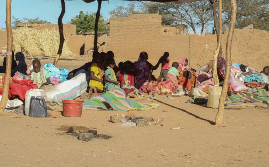 Imagen del campamento de desplazados de Zamzam en Darfur del Norte, Sudán, donde la ONU documentó una masacre ocurrida en abril.