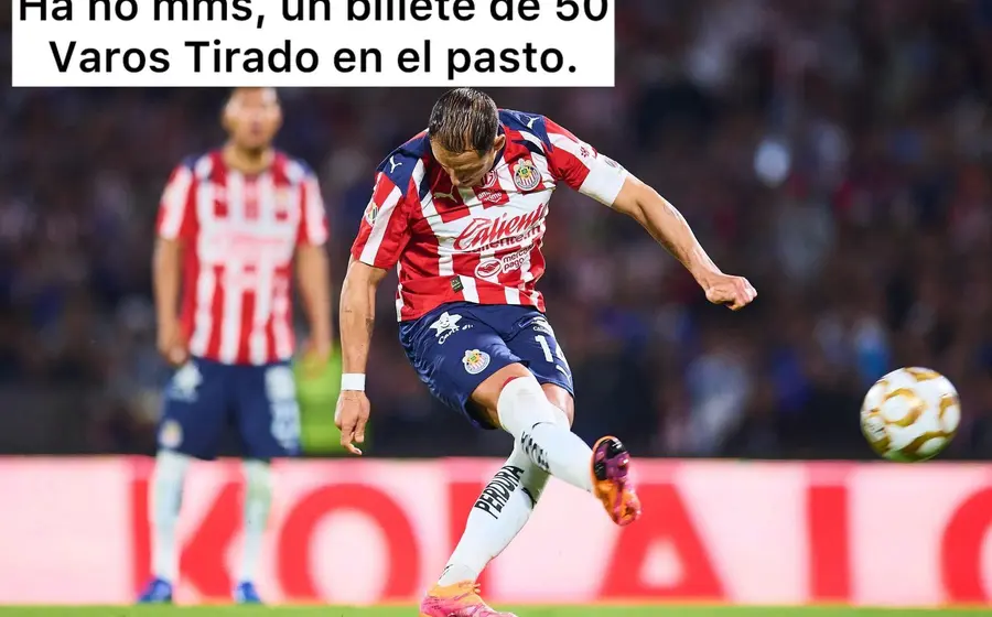 Un meme de Javier 'Chicharito' Hernández que se hizo viral en redes sociales tras un garrafal error cometido por el futbolista.