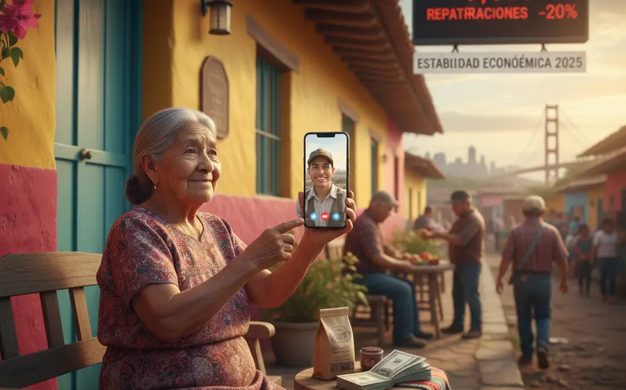 Imagen que representa a los migrantes oaxaqueños que, a través del envío de remesas, son un pilar fundamental para la economía de Oaxaca.