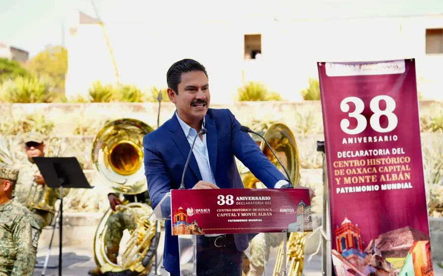 Monte Albán y el Centro Histórico de Oaxaca conmemoran su 38 aniversario como sitios declarados Patrimonio de la Humanidad por la UNESCO.