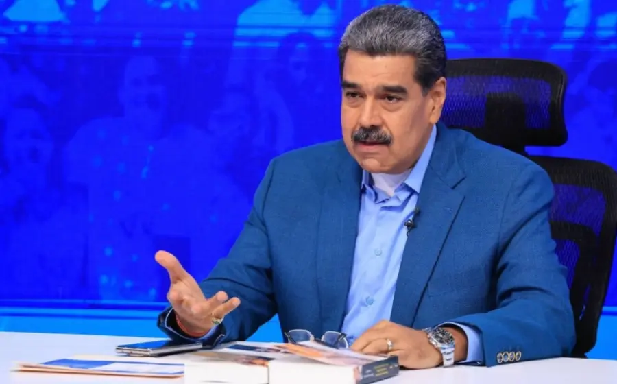 El presidente Nicolás Maduro durante un discurso, donde llamó a los gobiernos del mundo a condenar la escalada de agresiones por parte de EU.
