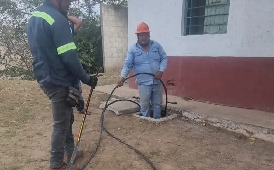 Vista de la infraestructura hídrica del Pozo 6, la cual fue reparada para normalizar el suministro de agua potable tras ser vandalizada.