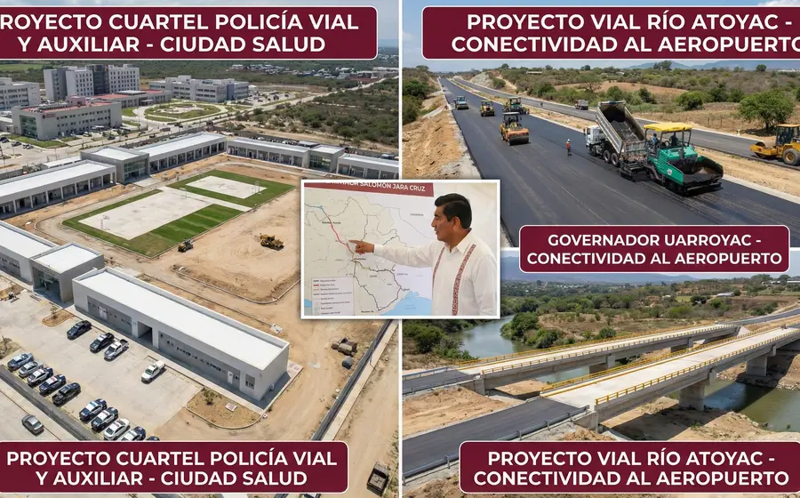 Proyectos sociales como un nuevo cuartel policial y mejoras en la conectividad urbana buscan mejorar la calidad de vida en la capital de Oaxaca.