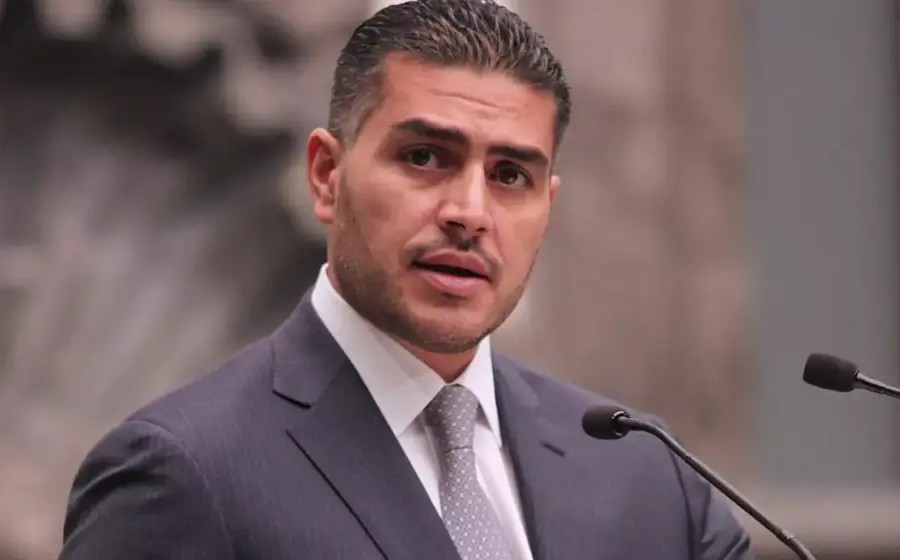 Omar García Harfuch, secretario de Seguridad y Protección Ciudadana, en una fotografía de archivo relacionada con la investigación al diputado Pedro Haces.