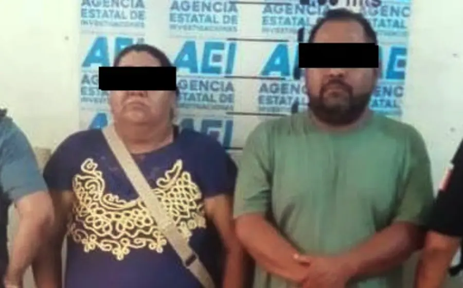 Juan P.S.A. y Elvia G.E., la pareja detenida por la presunta violación de una joven con discapacidad en Santa Cruz Xoxocotlán.