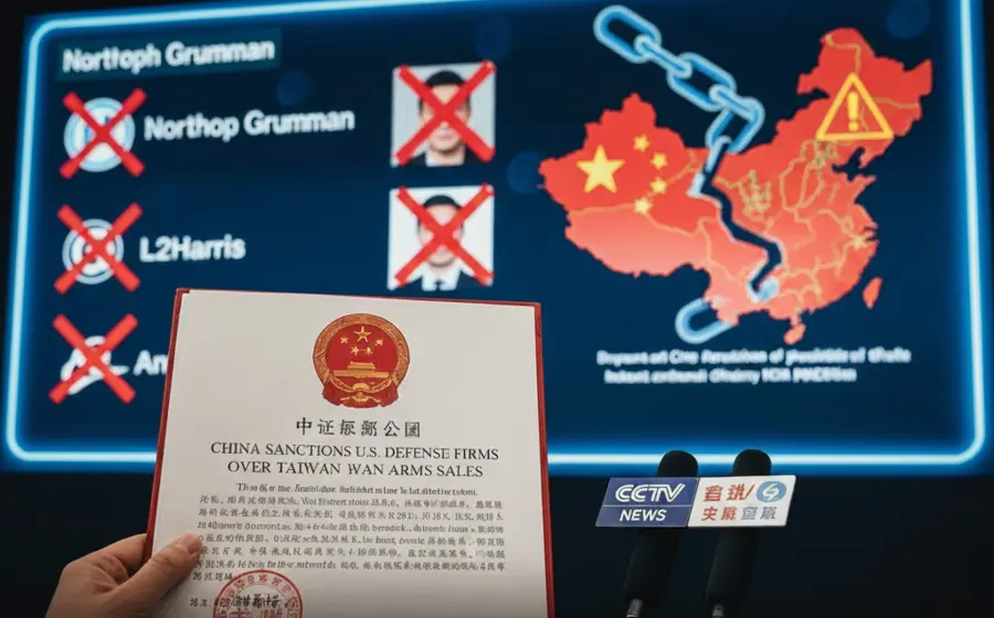 El gobierno de China impone sanciones y congela activos de empresas de defensa de Estados Unidos por la venta de armas a Taiwán.