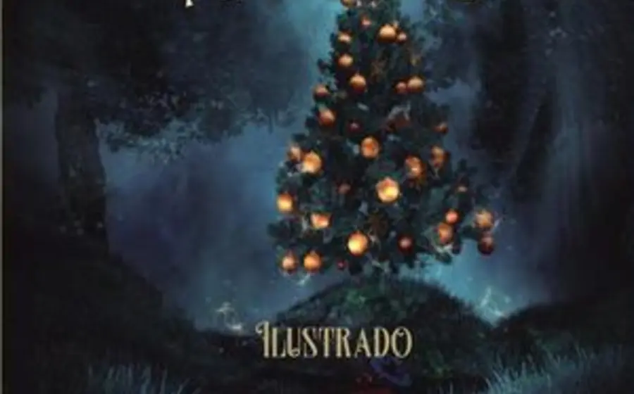 Ilustración festiva con el mensaje de 'Feliz Navidad' para el artículo de la sección 'Lecturas para la vida' sobre un cuento navideño.